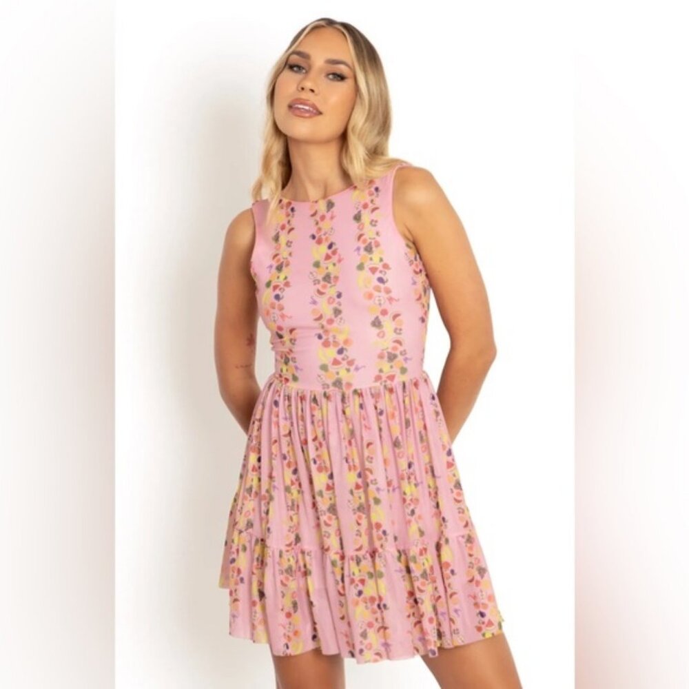 BlackMilk - Willy Wonka Lickable Wallpaper Dress - M